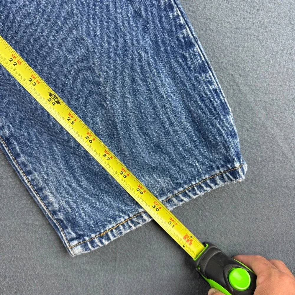 Levis 501 Jeans Men's 34x30 Blue Straight Leg Regular Fit Button Fly Wallet Fade